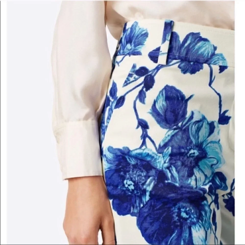 TORY BURCH kara pant rosemont floral